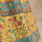 Mustard Yellow Lehenga Set for Women | 3-Piece Ghaghra, Choli & Dupatta with Traditional Work | Wedding & Festive Wear