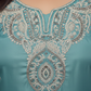 Aqua Mist Embroidered Kurta Pant Set with Graceful Dupatta - 3XL, 4XL, 5XL Collection