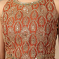 Indo-Western Backless Lehenga Set with Embroidered Tassel Choli & Flared Palazzo
