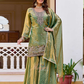 Designer Dhoop Chhaon Kurta Set with Palazzo and Dupatta