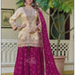 Women’s Kurta Sharara Set with Dupatta | Festive Wedding & Party Wear